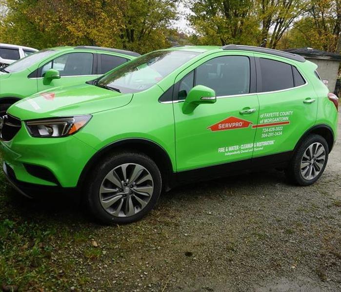 New SERVPRO Green Marketing Vehicle