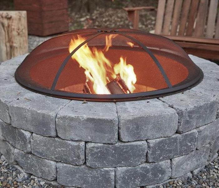 A picture of a fire pit.